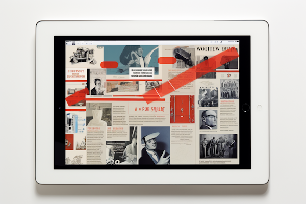 Historical Profiles Interactive Tablet Display