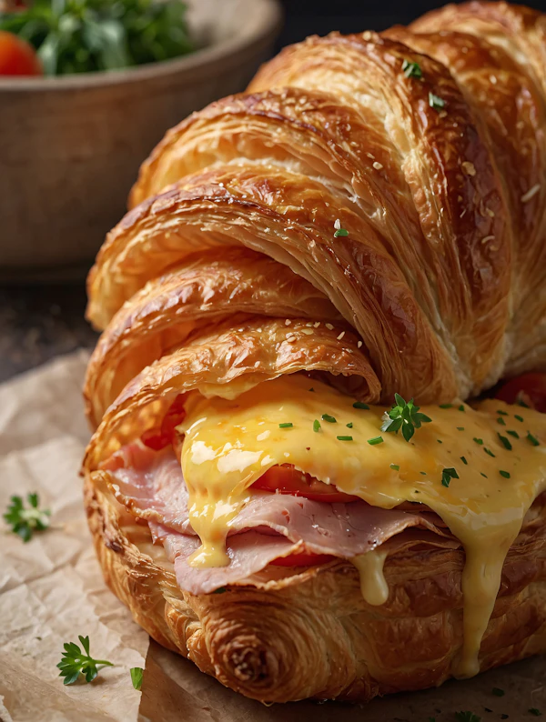 Ham and Cheese Croissant