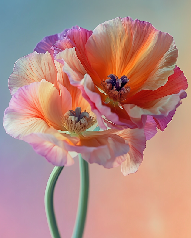 Vibrant Poppy Flowers