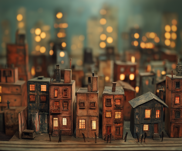 Miniature Model Urban Landscape