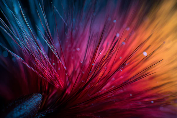 Colorful Fiber Macro