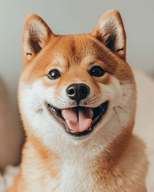 Joyful Shiba Inu