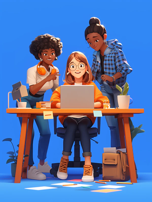 Animated Study Session