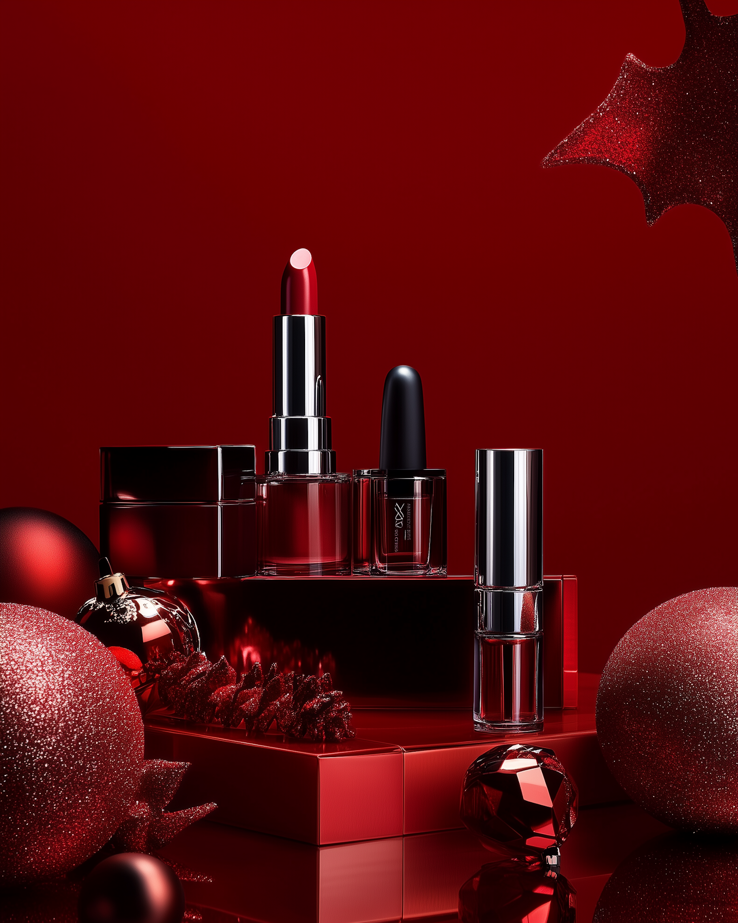 Festive Cosmetic Arrangement