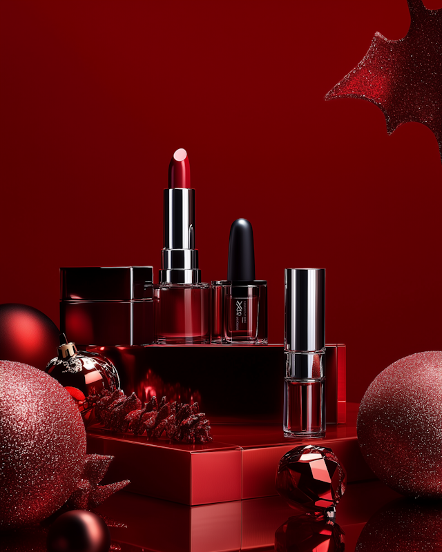 Festive Cosmetic Arrangement