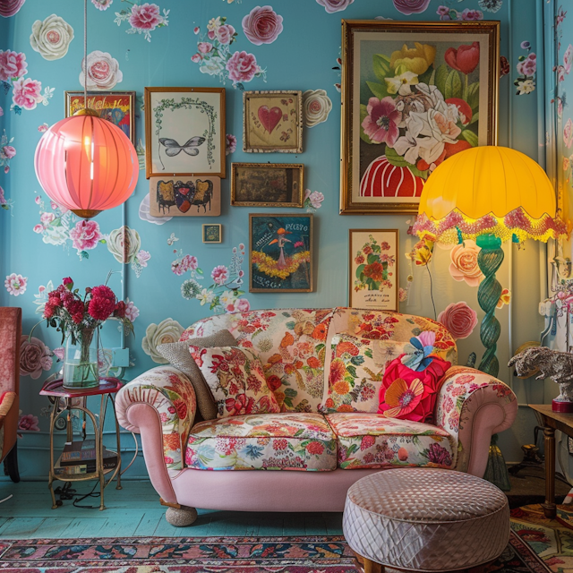 Vibrant Eclectic Room Decor