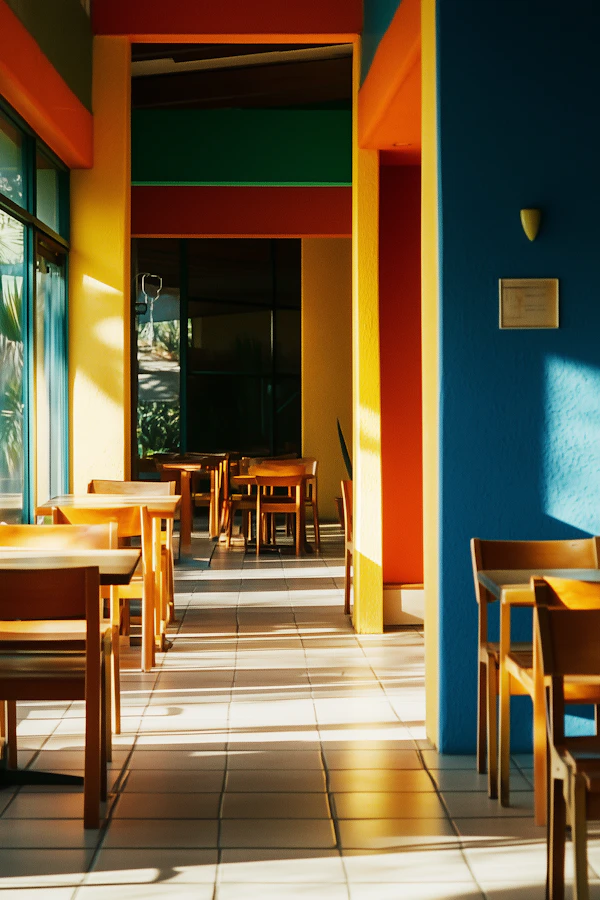 Vibrant Interior Café