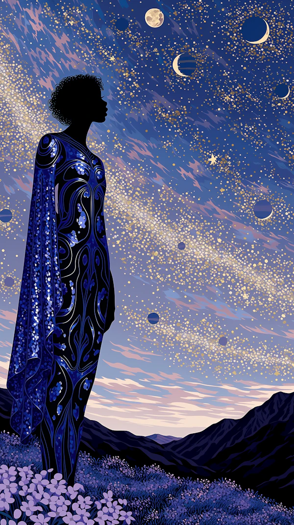 Celestial Night Scene