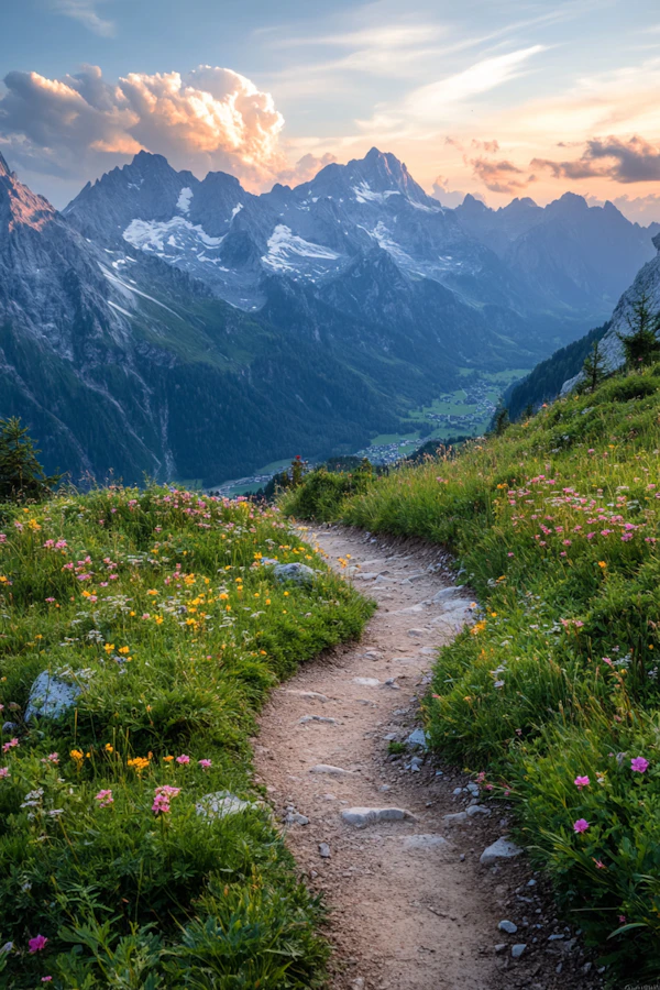 Serene Mountain Landscape
