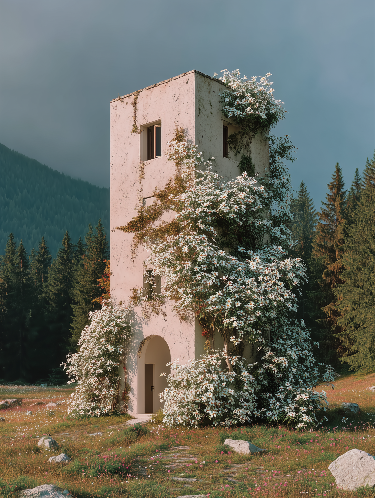 Vine-Covered Building