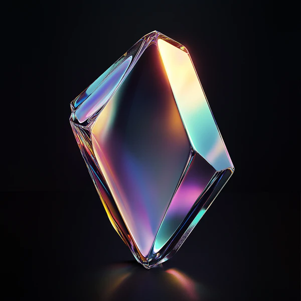 Futuristic Glass Prism