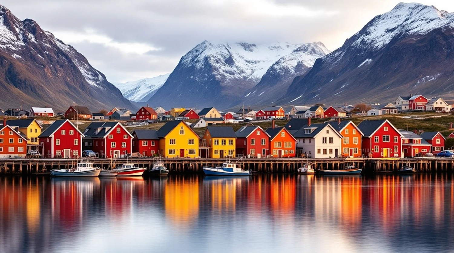 Picturesque Coastal Village