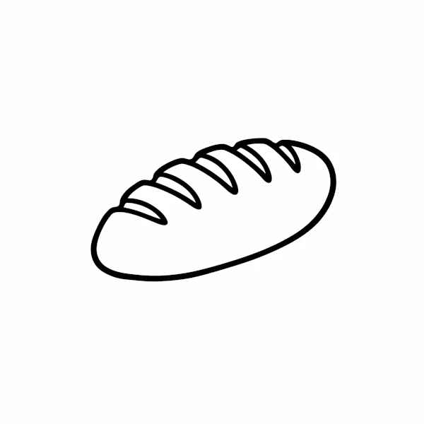 Minimalist Bread Art