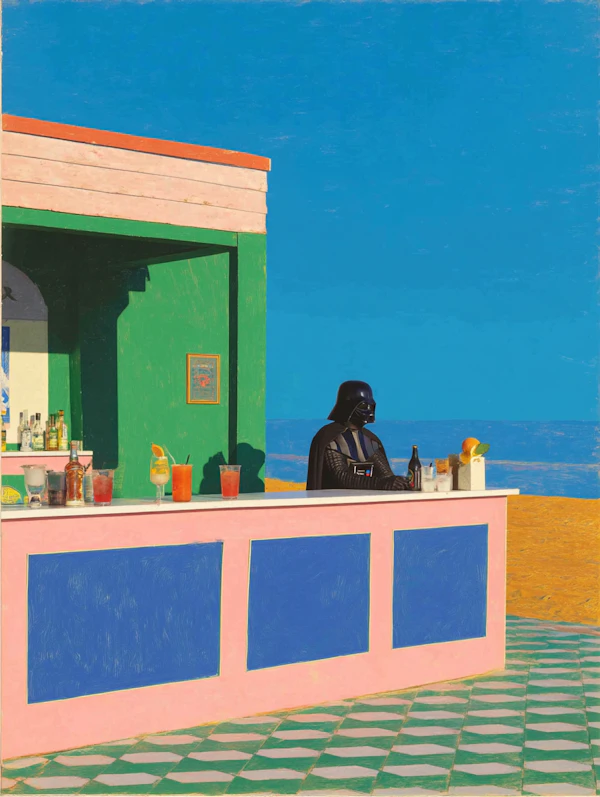 Surreal Beachside Bar