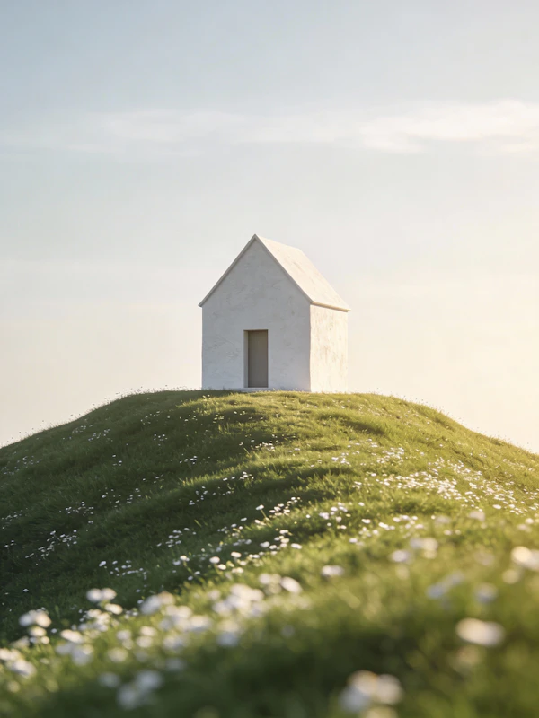 Minimalist White House