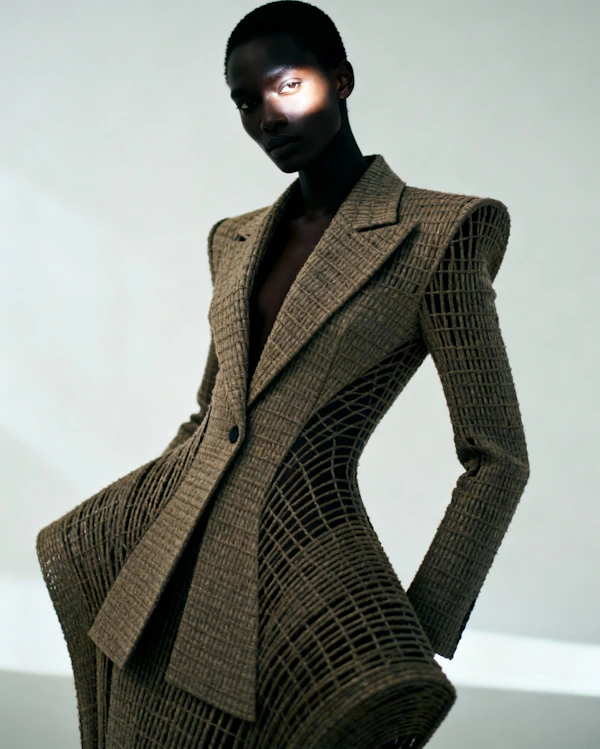 Sculptural Fashion Portrait