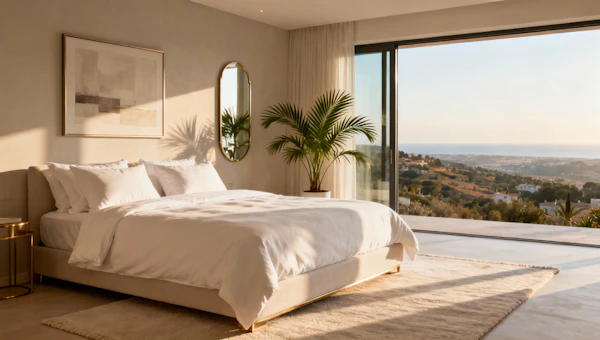Serene Bedroom View