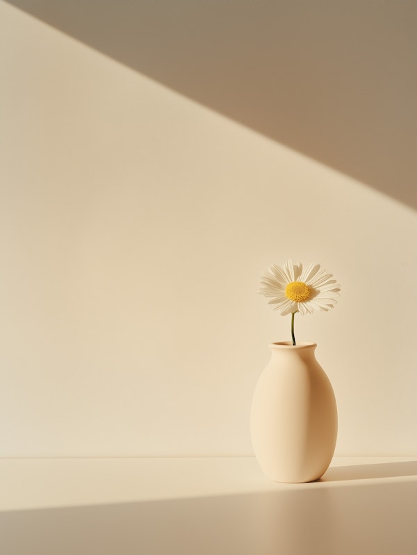 Serene Daisy in Sunlight