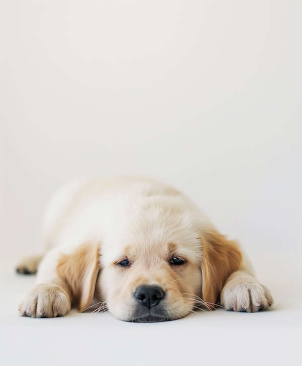 Serene Golden Retriever Puppy