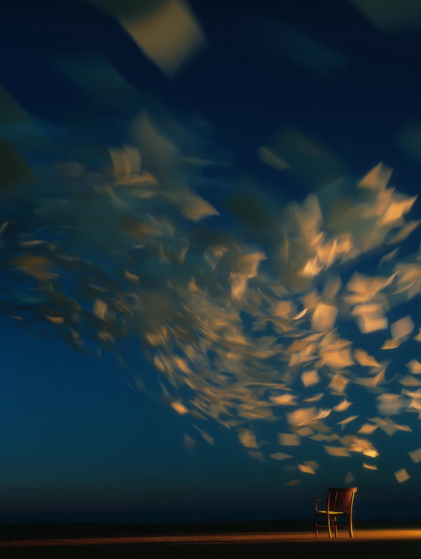 Surreal Chair Scene