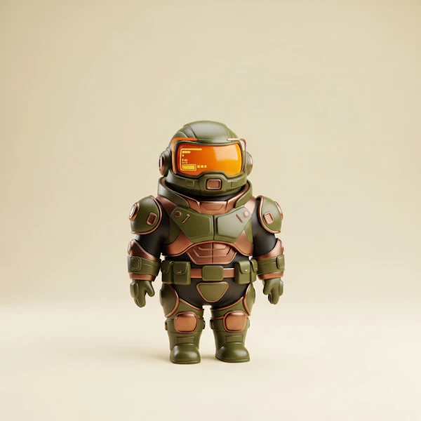 Futuristic Armor Figure
