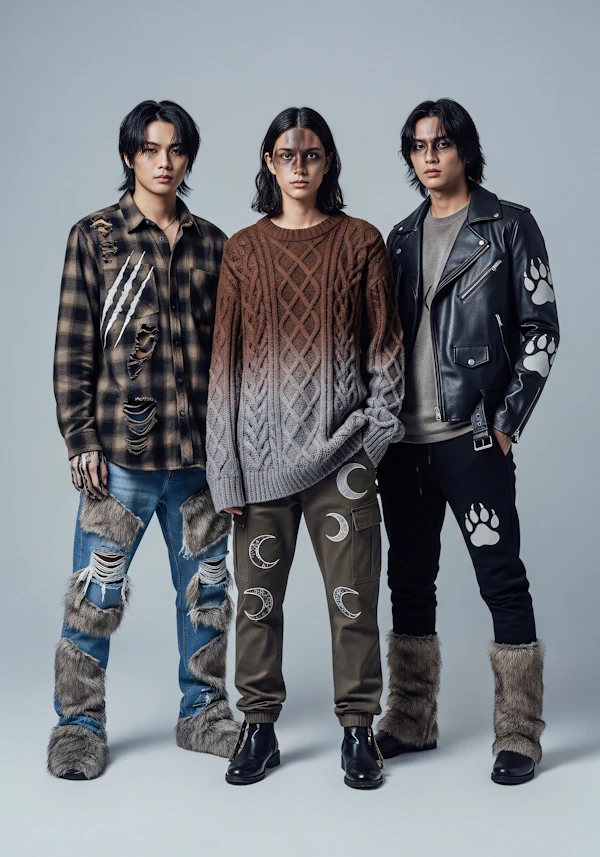 Stylish Trio Portrait