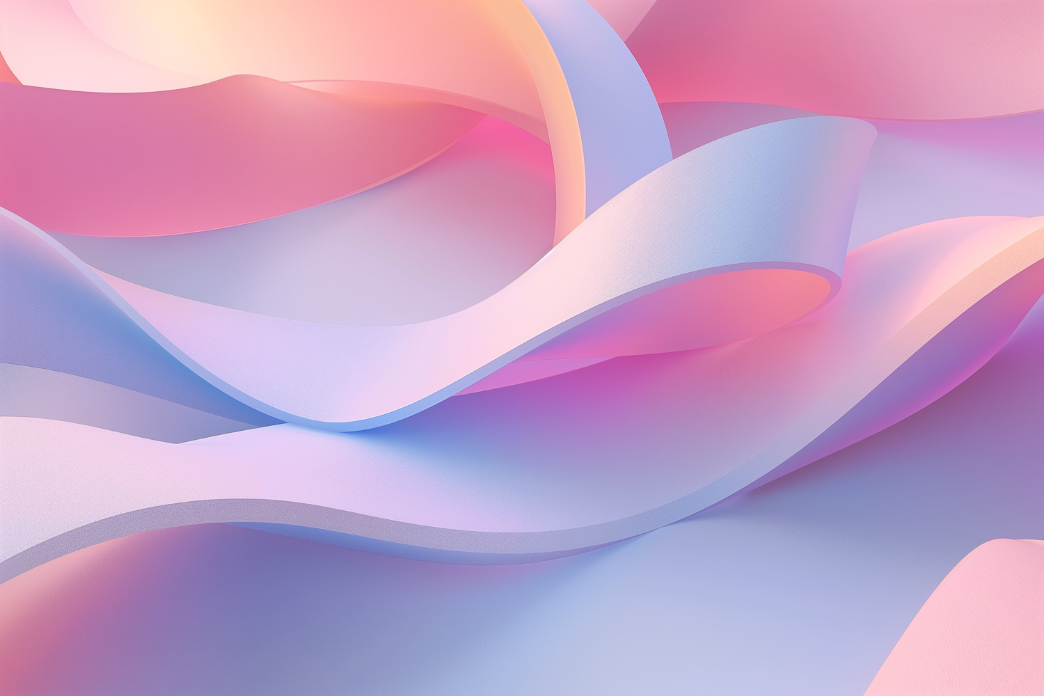 Pastel Wavy Abstract Artwork