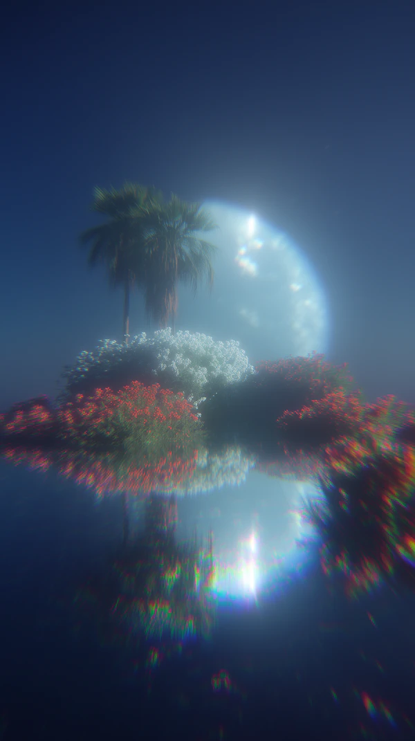 Dreamlike Island Scene
