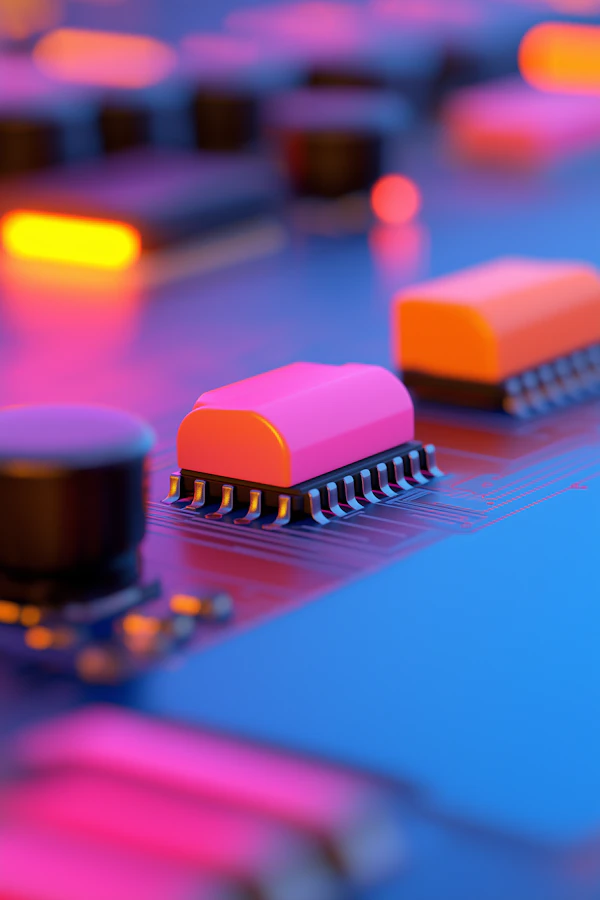Close-up of Circuit Board