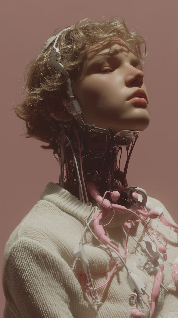 Humanoid Cyborg Portrait
