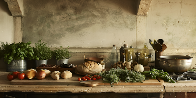 Rustic Kitchen Scene