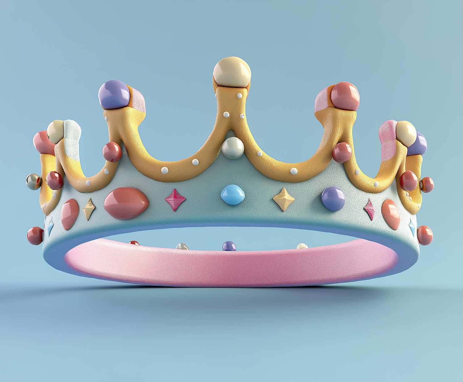 Whimsical Pastel Crown