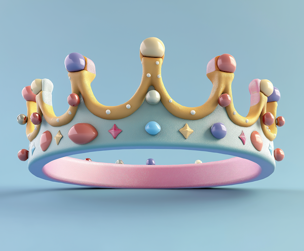 Whimsical Pastel Crown