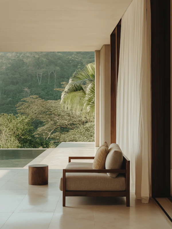 Serene Outdoor Seating