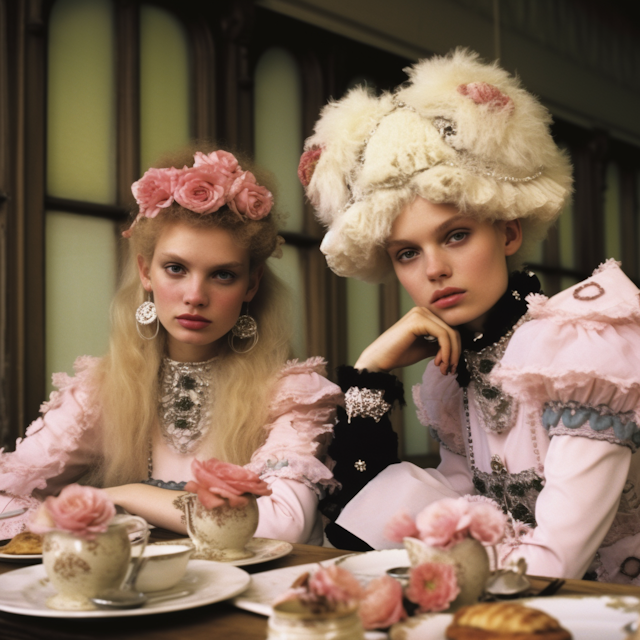 Vintage Sophistication: A Pastel High Tea