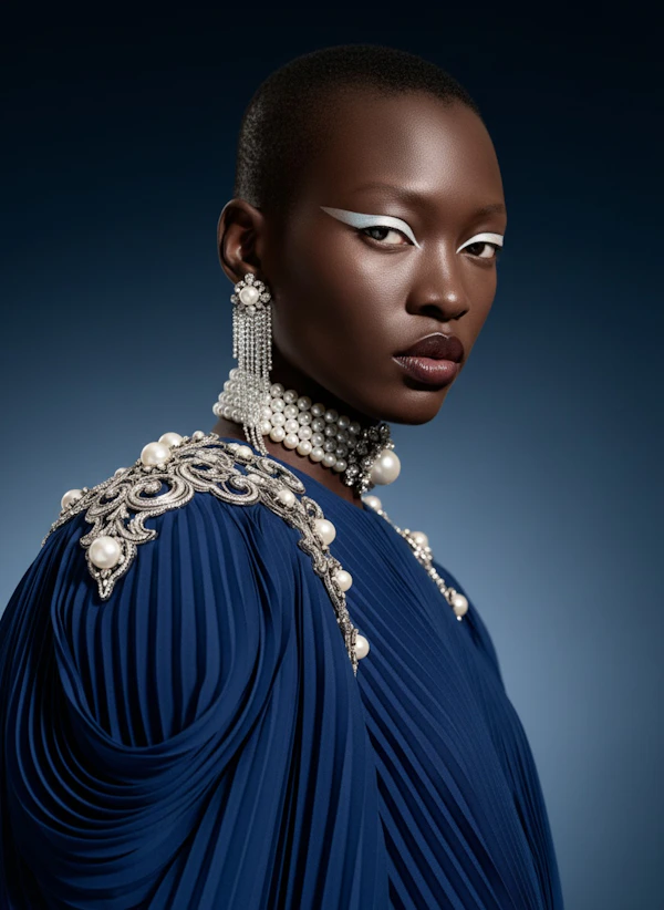 Regal Blue Portrait