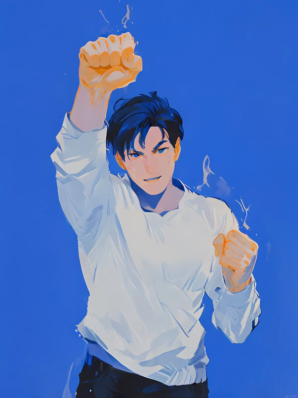 Dynamic Punch Illustration