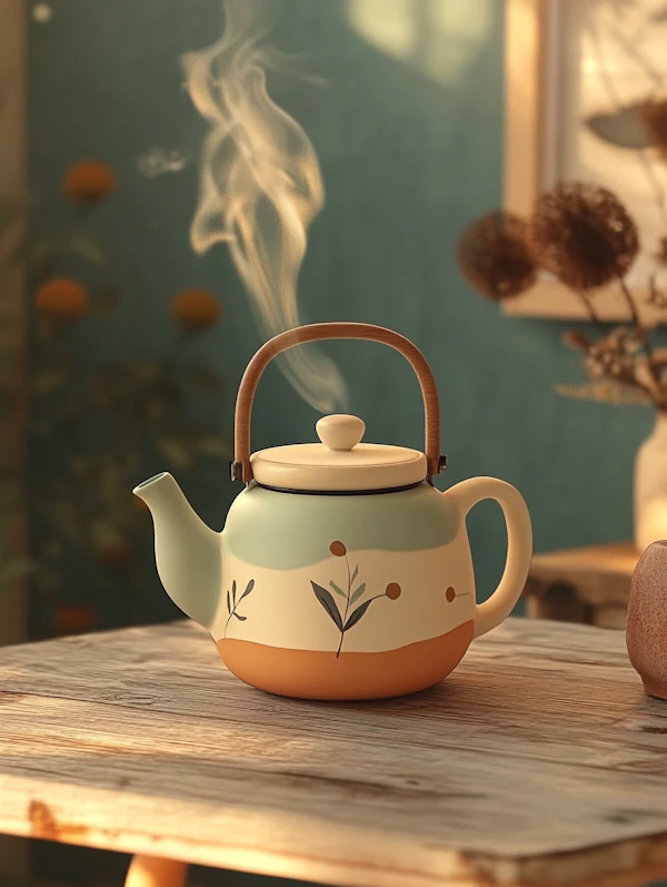 Charming Ceramic Teapot