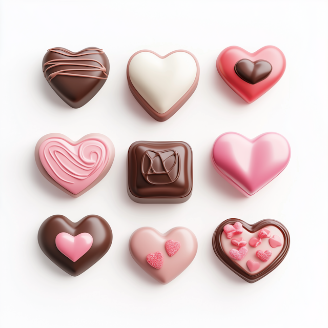 Heart-Shaped Chocolates