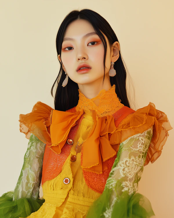 Fashion Portrait of a Young Woman