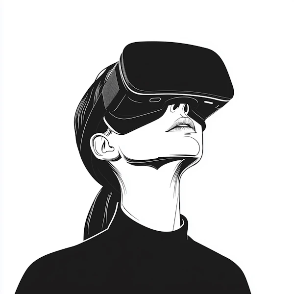 VR Immersion Illustration