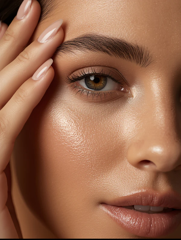 Close-Up Face Portrait