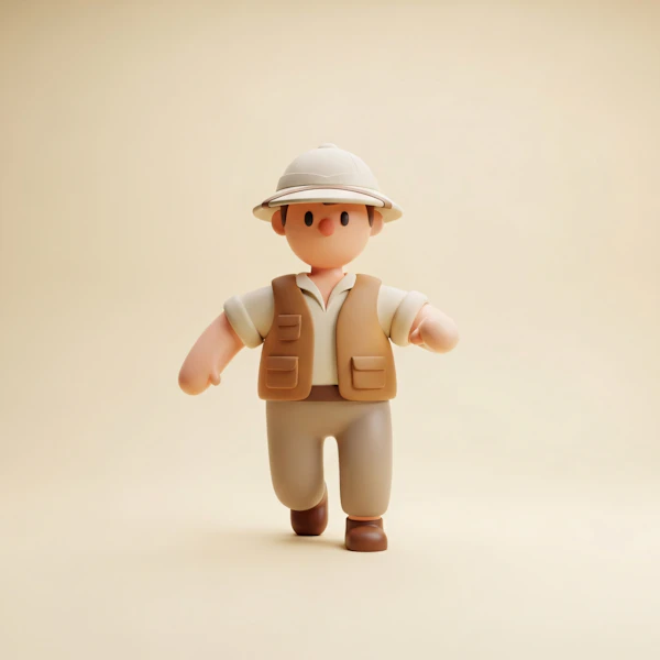 Cartoon Explorer Render