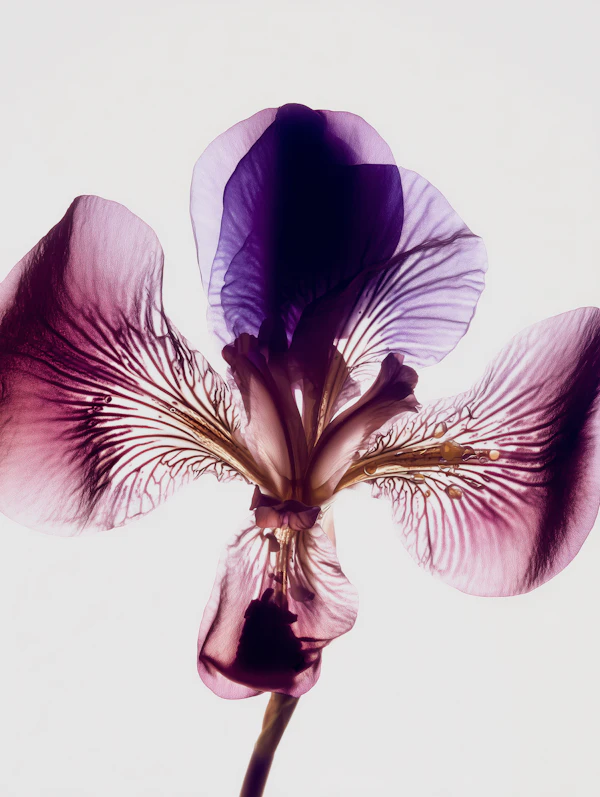 Luminous Flower Close-Up
