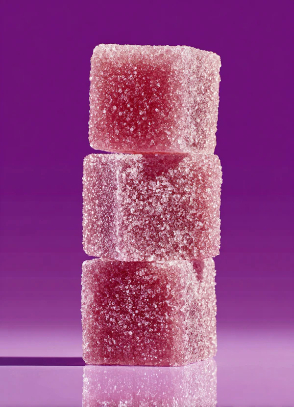 Stacked Red Gummies