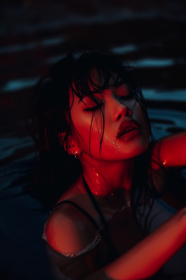 Moody Wet Portrait