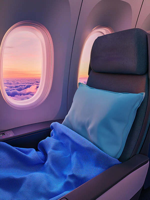 Luxurious Airplane Seat