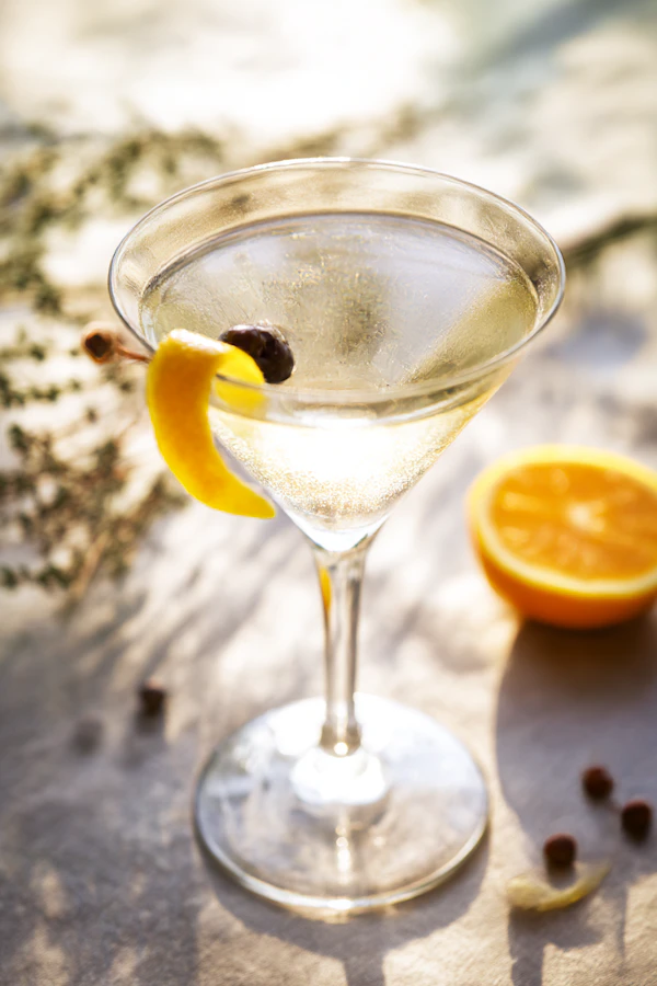 Martini Glass Close-Up