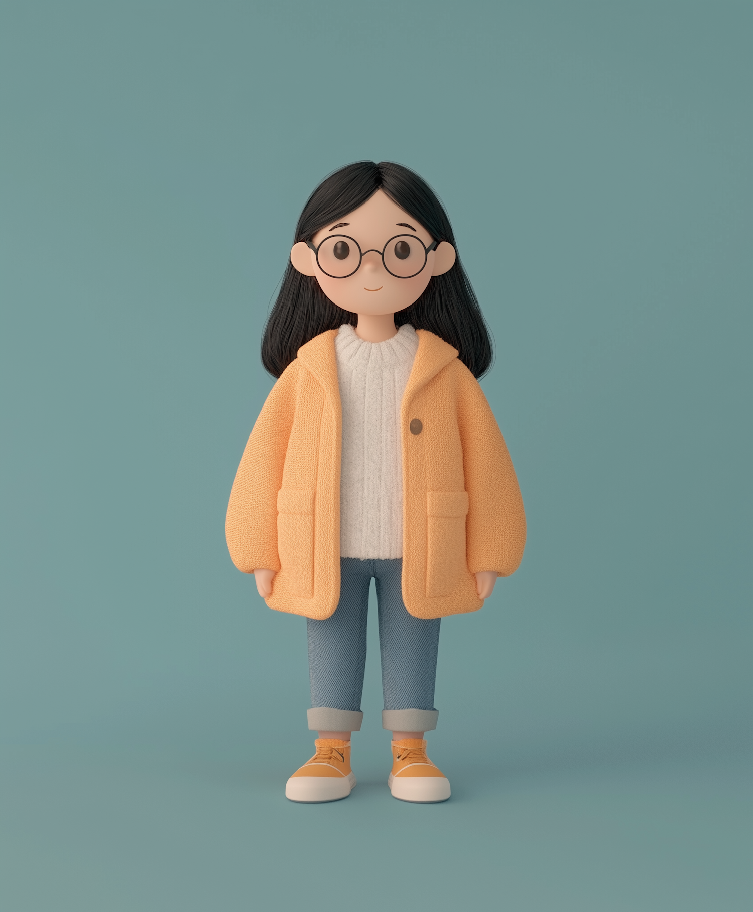 Stylized Female Character Illustration