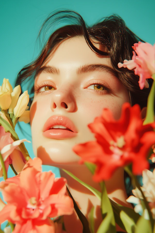 Floral Portrait Beauty
